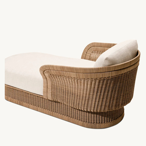 Juego de sillones de jardín de ratán, muebles de exterior, <span class=keywords><strong>tumbona</strong></span> de <span class=keywords><strong>mimbre</strong></span> de ratán y juego de cama de día, juego impermeable para Patio para uso en parque de Hotel - Product Image 4