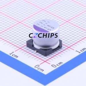 Condensateur solide 50SVPF18M SMD, D8xL6.9mm (Capacité : 18uF) (Précision : 20%) Tension nominale : 50V - Product Image 1