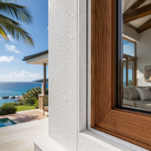 Fenêtre coulissante moderne en bois recouvert d'aluminium pour villa, triple vitrage sur mesure, insonorisation, isolation thermique, design de <span class=keywords><strong>porte</strong></span> patio - Product Image 2