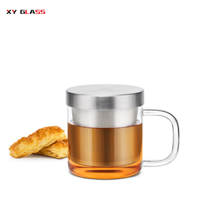 Durevole progettato arrivo borosilicato forno cassetta di sicurezza di vetro colino da tè infusore <span class=keywords><strong>tazza</strong></span> - Product Image 5