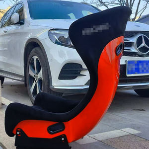 Спортивные регулируемые сиденья MICORA RE09 для автосимуляторов с плоским дном, из стекловолокна и карбона, с обивкой из искусственной кожи - Product Image 3