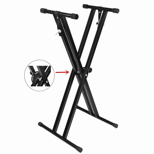 Soporte Doble <span class=keywords><strong>para</strong></span> <span class=keywords><strong>Teclado</strong></span> en Forma de X de Hierro, <span class=keywords><strong>para</strong></span> una Sólida Sustentación del <span class=keywords><strong>Teclado</strong></span>, Venta al Por Mayor - Product Image 3