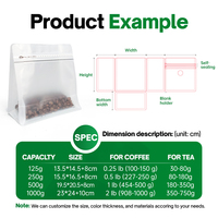 Sac en papier de riz translucide épais à fond plat, pochette biodégradable pour la cuisson des biscuits