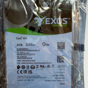 ฮาร์ดดิสก์ Exos X24 24TB HDD 6GB/s 7200RPM ST24000NM002H ฮาร์ดดิสก์ภายในสำหรับองค์กร ความจุ 24TB - Product Image 1