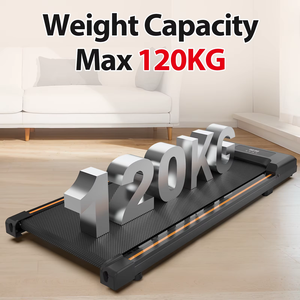 Tapis de <span class=keywords><strong>marche</strong></span> compact à profil bas sans main courante, moteur silencieux, design compact, pour la maison, le bureau, la remise en forme et l'exercice - Product Image 6