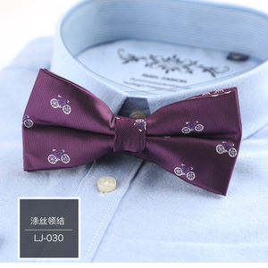 Pajarita clásica ajustable para bebés y niños pequeños, corbata de moda para niños y niñas con patrón de mariposa, poliéster hecho para ropa de fiesta Formal - Product Image 5