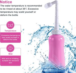 450ML EVA Material Modern Design Collapsible Travel <strong>Bidet</strong> Bottle Portable Perineal Rinse Clean <strong>Anus</strong> Body Feature for Hotels - Product Image 2