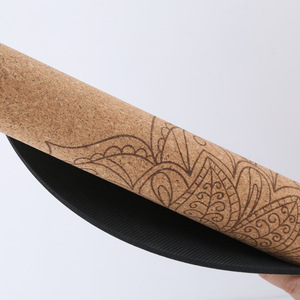 Tapete de Yoga de Corcho de 130 cm y 4 mm Antideslizante para Ejercicio en Casa - Product Image 1