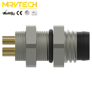 Carcasa de Zinc Fundido a Presión, Recubierta de Latón/Oro, con Clasificación IP67, 60V 4A, para FSAM4F-L, para Uso Automotriz - Product Image 3