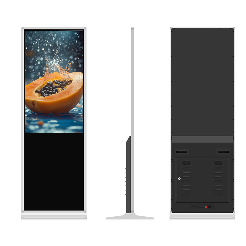 Wholesale 49 Inch Ultrathin Advertising Displays Floor Standing Digital Signage LCD Panel Screens Shopping Mall Retail Store SDK