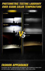 Pour Jeep Cherokee XJ Toyota 5x7 "blanc/ambre phare LED pour Ford E150 <span class=keywords><strong>250</strong></span> 350 450 7x6" phares Led carrés camion classique - Product Image 6