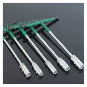 Qiyao T-Type <b>Socket</b> Wrench Chrome Vanadium Alloy Industrial Grade Nickel Plated Metric Hexagonal For Car Repair - Product Image 2