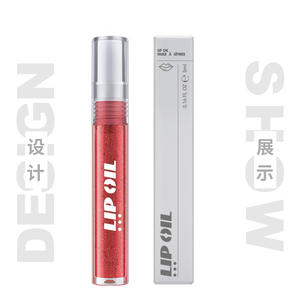 Gloss à lèvres multicolore effet verre, 9 couleurs, longue tenue, hydratant, végétalien, à base d'huile, maquillage pour le visage - Product Image 5