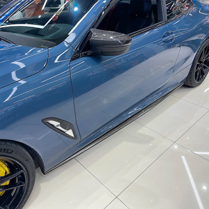 สปอยเลอร์ข้างรถยนต์ Amp-Z สีดำเปียโนลายคาร์บอนไฟเบอร์ สำหรับรถยนต์ BMW ซีรีส์ 8 คูเป้ G14 G15 M Sport ปี 2019+ ชุดแต่งตัวถังรถยนต์ - Product Image 3