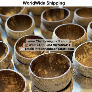 Natural Handmade <b>Coconut</b> Bowl/ <b>Coconut</b> <b>Shell</b> Bowl Hanoi Vietnam Manufacturer - Product Image 1