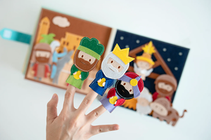 Libro Sensorial de Historias Bíblicas para Niños Pequeños, Libro de Actividades de <span class=keywords><strong>Fieltro</strong></span> Suave, Desmontable, Interactivo, Montessori, Juguete Sensorial, Libro de <span class=keywords><strong>Fieltro</strong></span> Personalizado OEM - Product Image 3
