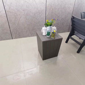 MIA All Weather Muebles de interior al aire libre Caja de cubierta Cubo de plástico multifuncional Jardín Mesa cuadrada Caja de almacenamiento - Product Image 1