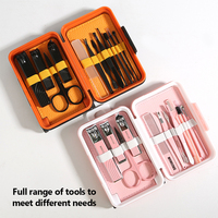 Nouveau Kit de Manucure Pédicure en Acier Inoxydable en Forme de Valise – Trousse de Soins des Ongles et des Pieds avec Coupe-Ongles
