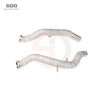 Tubo de Escape de Acero Inoxidable SDO para Maserati Levante Ghibli Quattroporte 3.0T 2016-2025, Kit de Tubo de Escape con Protección Térmica de Alto Rendimiento