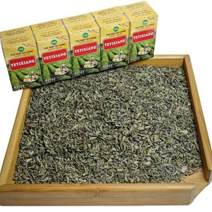 Thé vert Chunmee 41022 2A de haute montagne d'Afrique du <span class=keywords><strong>Nord</strong></span>, thé en vrac, frais et séché, emballé en sachets, boîtes, thé sain - Product Image 2