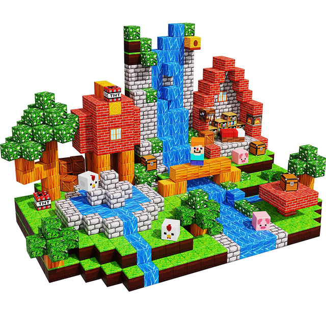 Magnetic Building Blocks Toys Are Game Gifts for Small Gamers who Learn Sensory Toys