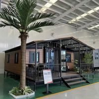 Maison préfabriquée en conteneur pour hôtel en plein air, structure en acier, villa capsule moderne, résistante aux tremblements de terre, durable, centre commercial, parc