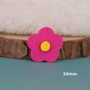 Autocollants en feutre multicolores pastel, embellissements floraux non tissés pour mur <span class=keywords><strong>photo</strong></span>, scrapbooking et <span class=keywords><strong>d</strong></span>écorations DIY faites à la main - Product Image 5