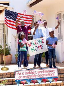 Tùy Chỉnh In Polyester Trang Trí Quốc Gia Chính Trị Văn Phòng Cột Cờ Với Kim Loại Cơ Sở Thép Không Gỉ Máy Tính Để Bàn Cờ Cực Đứng - Product Image 4