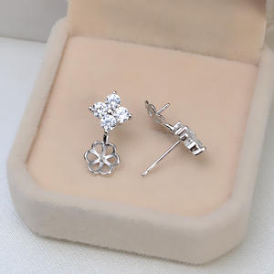 Plata S925, Perlas de 8-12 mm, Hechas a Mano, JG5135, Accesorios para Manualidades, Pendientes, Aretes, Bandeja Vacía para Joyería - Componentes y Fornituras para Joyería - Product Image 3