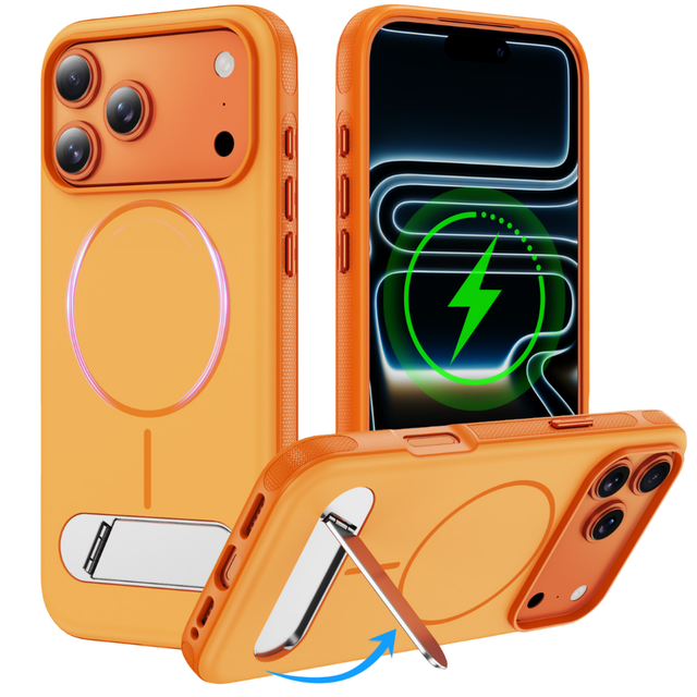 Factory Premium Quality Hidden Kickstand Magnetic Mobile Phone Case for iPhone 17/Air/17 Pro/17 Pro Max Mobile Phone Case Cover