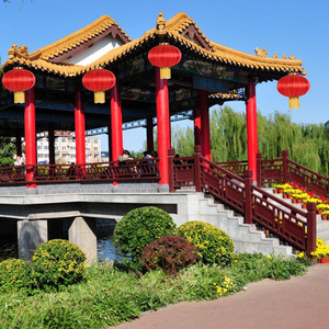 Không Thấm Nước Satin Vải Đèn Lồng Truyền Thống Trung Quốc Ngoài Trời Đèn Lồng Đỏ Âm Lịch Năm Mới Treo Vải Đèn Lồng Cho Bán - Product Image 4