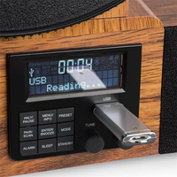 Tourne-disque Vertical classique à 3 vitesses avec Radio DAB/DAB +/FM