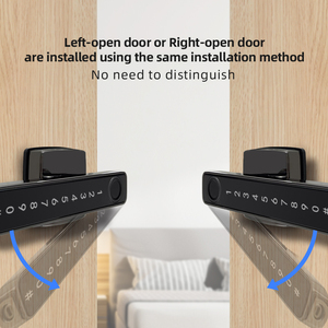 Onlense nhôm hợp kim kỹ thuật số xử lý tuya thông minh khóa cửa an Ninh Vân tay mật khẩu ứng dụng thông minh Nhà sinh trắc học điện - Product Image 6