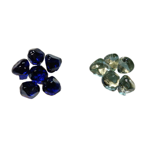 CHANGQI CDI-DB Vetro per Fuoco Blu Cobalto Zirconio 1 Pollice Pietre di Vetro per Caminetto a Gas <span class=keywords><strong>e</strong></span> Braciere Nero ad Alta Lucentezza - Product Image 6