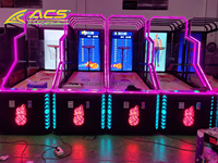 Console de jeu vidéo d'arcade de tir au basket-ball pour jeunes, double métal, pour machines de sport en salle, usine ACS