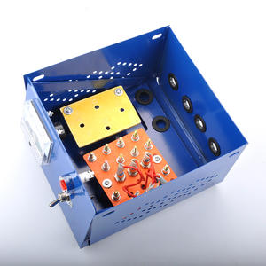 Boîtier de distribution creux bleu 3KW à dissipation thermique, petit accessoire de compteur pour équipement de protection extérieur de générateur - Product Image 5