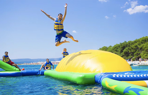 Bolsa de salto inflable comercial para parque acuático, almohada para saltar, bolsa de puente de agua, trampolín de agua inflable a la venta - Product Image 3