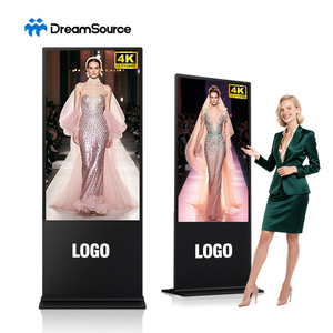 จอแสดงผลดิจิทัลแบบตั้งพื้น DreamSource ขนาด 65 นิ้ว LCD 4K Ultra HD สำหรับโฆษณาในร่ม/กลางแจ้ง พร้อมระบบ CMS ในตัวและภาพเคลื่อนไหว - Product Image 1