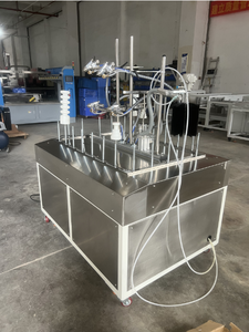 Hell Disk Muebles Artesanía Maquinaria de revestimiento de metal Mango de madera Máquina de pintura en aerosol giratoria circularmente para marco de vidrio - Product Image 5