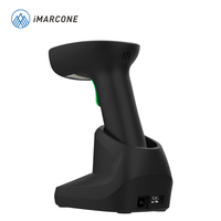 Scanner de codes à barres haute vitesse sans fil 2D avec lumière LED Interface USB Bluetooth et COM facile à utiliser pour la numérisation en stock