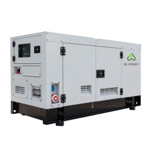 เครื่องกำเนิดไฟฟ้าดีเซล AI Power 10-60 กิโลวัตต์ สตาร์ทอัตโนมัติ สตาร์ทระยะไกล โครงเปิด 3 เฟส 4 สาย ไดนาโมทองแดง 100% สำหรับเครื่องยนต์ - Product Image 1