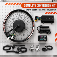 Kit de conversion vélo électrique Sailimotor MTX 72V 60V 3000W avec moteur à moyeu direct sans balais 1500W – Entrepôt AU