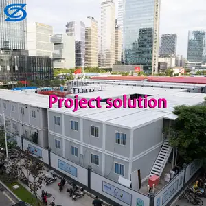 Professional Project Solutions For Prefab Houses Modular Construction Working Office Detachable Living Container House