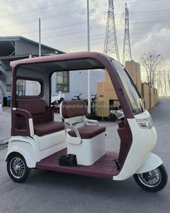 Nuevo diseño Eco-Friendly 1000W Power Electric Rickshaw E-Triciclo Pasajero E-trick Tuk Toto Triciclo eléctrico de 3 <span class=keywords><strong>ruedas</strong></span> - Product Image 5