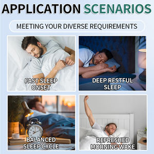 Suplemen Tidur Kelas Makanan Meningkatkan Daya Ingat Mempromosikan Kesehatan Tidur Suplemen dan Relaksasi Tubuh Kapsul Melatonin Melatonin - Product Image 3