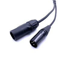 Câble hybride combo professionnel Powercon True1 3 broches Dmx