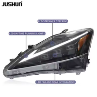 Phares à LED pour LEXUS IS 2006-2012 Upgrade Head Lamp 12V Three Lens Front Lamp New Condition 6000K Color Temperature