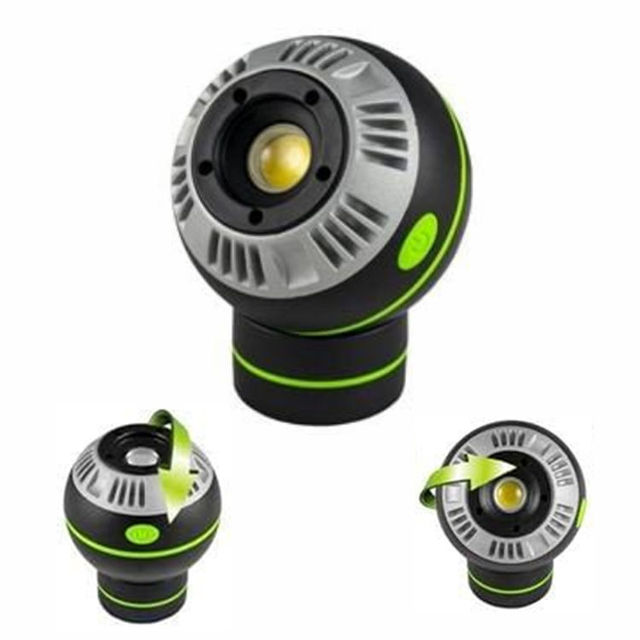 Handheld Round Ball Shape USB Rechargeable Truck Led Work Light 3W 300 Lumens  With Detachable Magnetic Base for Car Inspection
