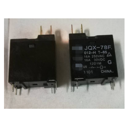 10PCS ZW JQX-78F 012-H T-85 12VDC Power Relay 16A 250VAC 4Pins #D9