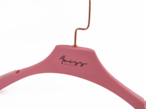 Su misura duty rosa di gomma rivestito di plastica gancio <span class=keywords><strong>per</strong></span> il vestito gancio - Product Image 4